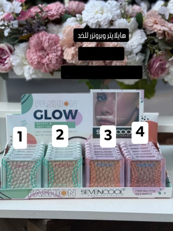 ⁦هايلايتر وبرونزر للخدود⁩ - الصورة ⁦2⁩