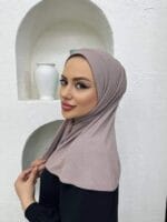 ⁦حجاب كبسات مقلم قماش قطن⁩ - الصورة ⁦2⁩