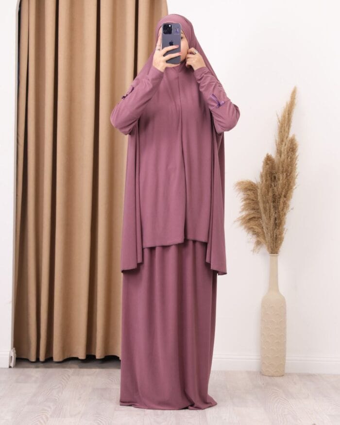 IMG_20251002_183844_226 طقم صلاة مع ببيونة قماش لايكرا - الصورة 1