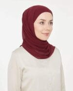 شال مع قمطة متصلة - قماش شيفون تركي ✨