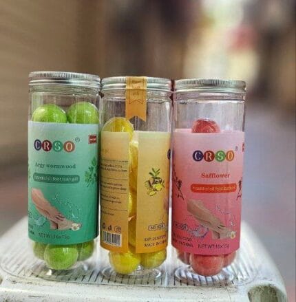 مجموعة كرات فوارة للقدمين