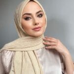 حجاب ماليزي مخطط لف