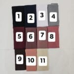 ⁦شال جورجيت سادة⁩ - الصورة ⁦5⁩