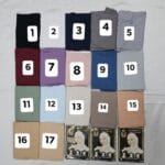 ⁦حجاب كبسات مقلم قماش قطن⁩ - الصورة ⁦3⁩