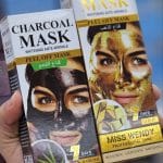 قناع بالفحم و الذهب