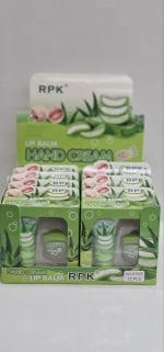 مرطب شفايف + كريم يدين