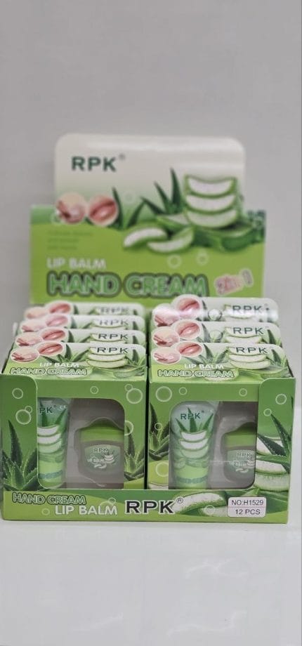 مرطب شفايف + كريم يدين